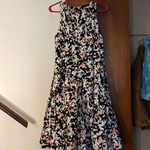 White House Black Market Mid Calf A Line Dress